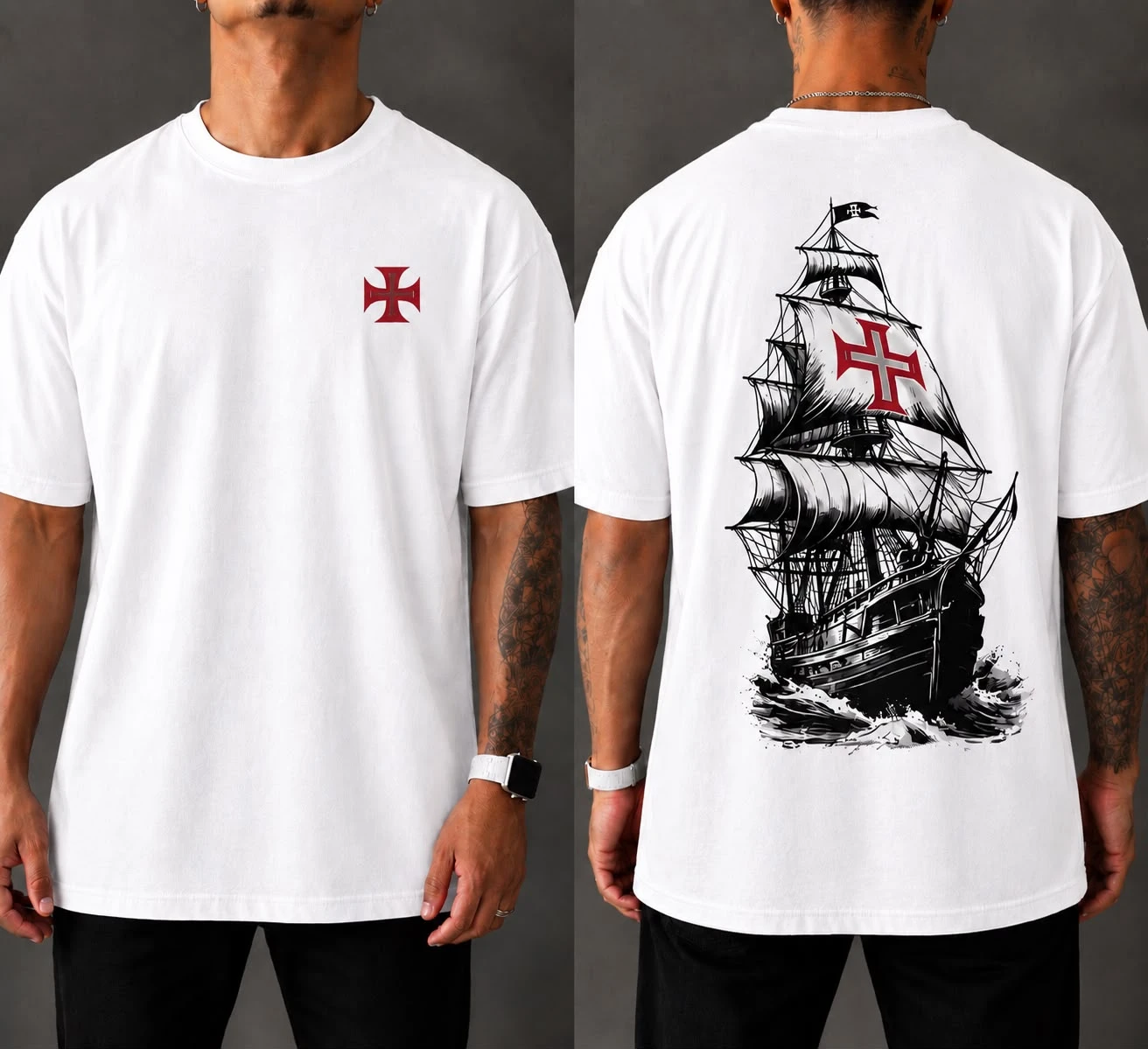Camiseta Vasco Caravela dos Mares Branca